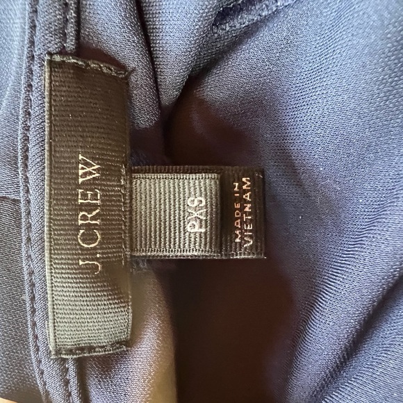 J. Crew Sleeveless Ruffle Wrap Dress XSP - Picture 6 of 7